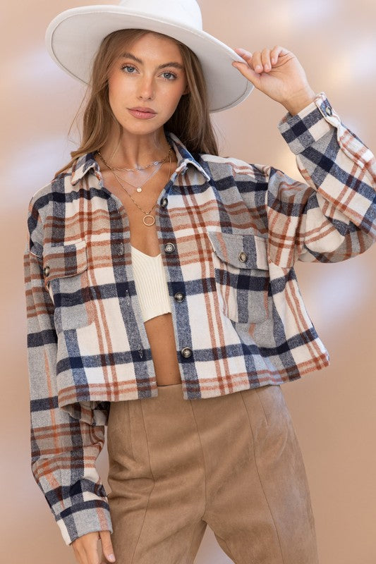Cropped Shacket – Layered Elements Boutique