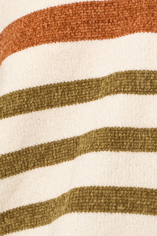 Striped Velvety Sweater *ONLINE EXCLUSIVE*